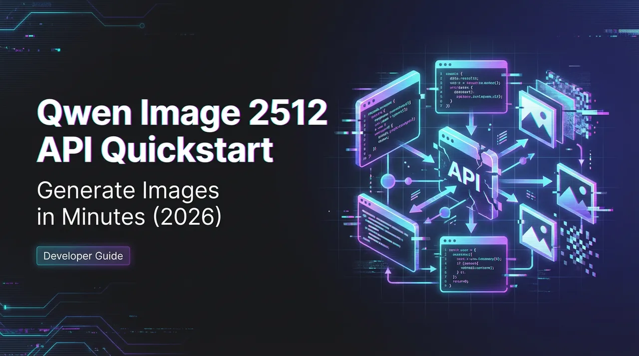 Qwen Image 2512 APIクイックスタート: 数分で画像を生成 (2026)