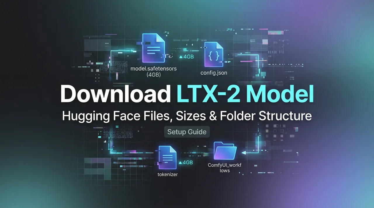 LTX-2モデルをダウンロード: Hugging Faceファイル、サイズ、フォルダ構造
