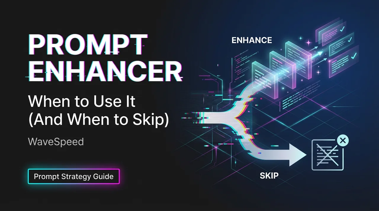 WaveSpeed Prompt Enhancer: 使うべき時と避けるべき時