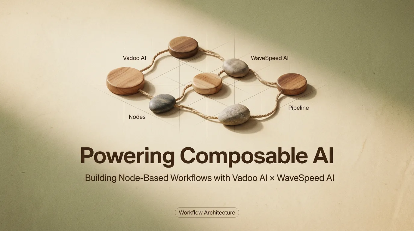 コンポーザブルAIの力: Vadoo AI × WaveSpeed AIでノードベースワークフローを構築
