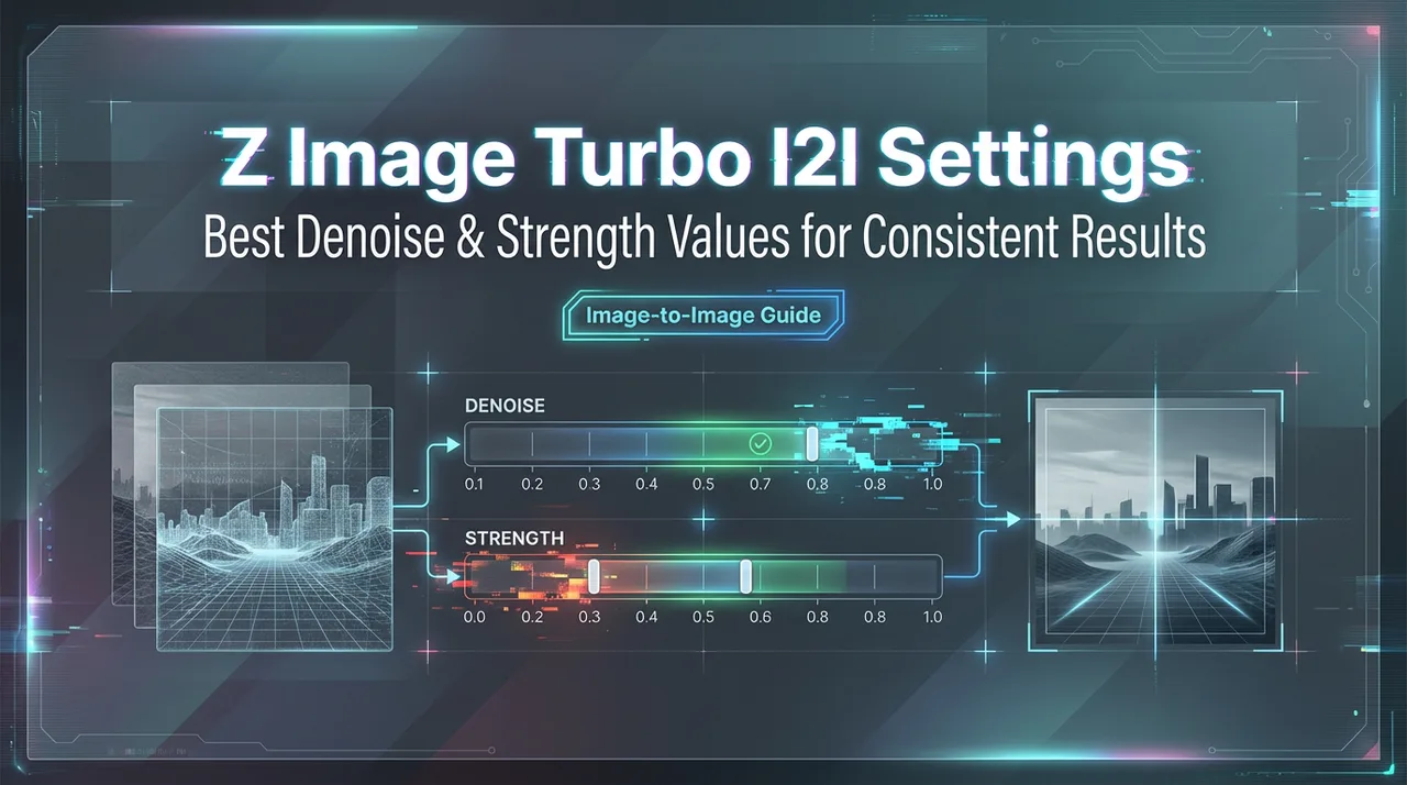 Z-Image Turbo Image-to-Image: Beste Denoise-/Strength-Werte für konsistente Ergebnisse