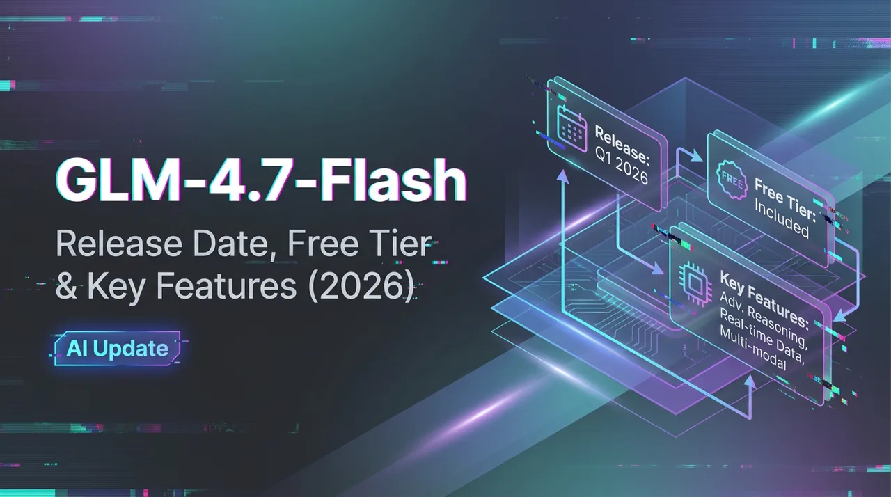 GLM-4.7-Flash: Veröffentlichungsdatum, kostenlose Tier & Hauptfunktionen (2026)
