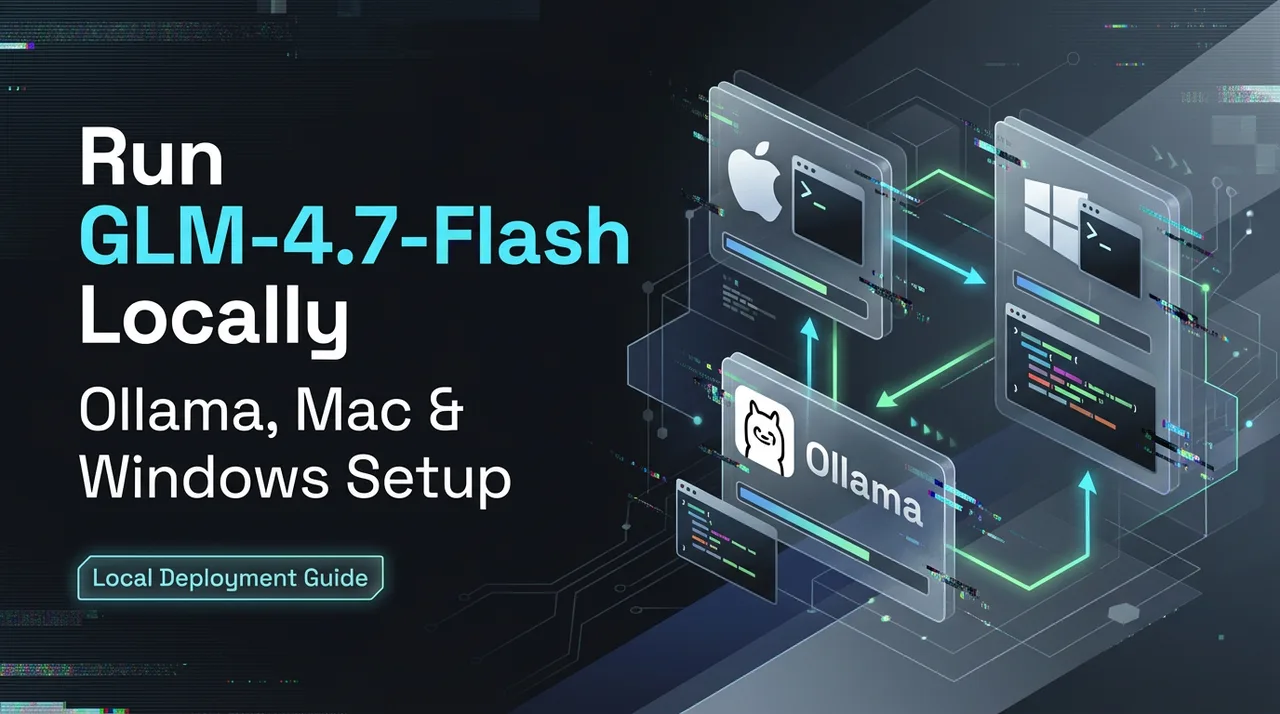 GLM-4.7-Flash lokal ausführen: Ollama, Mac & Windows Setup