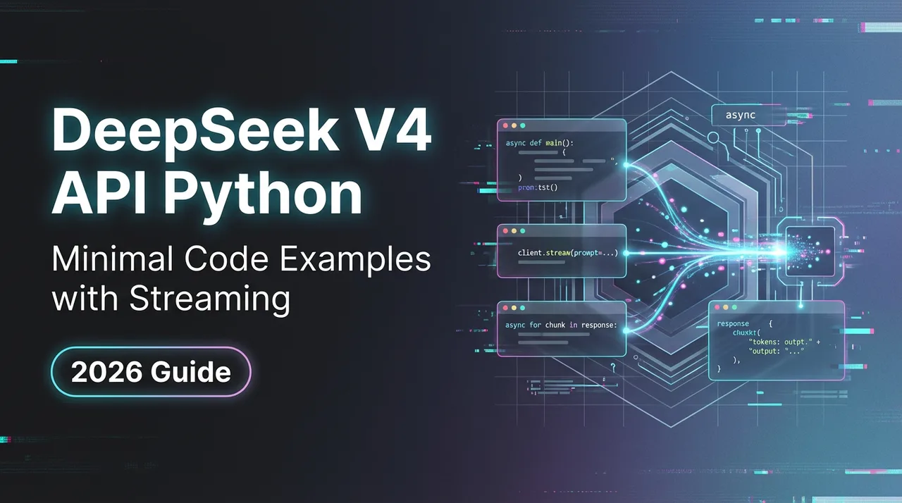 DeepSeek V4 API Python: ストリーミング付きの最小限のコード例