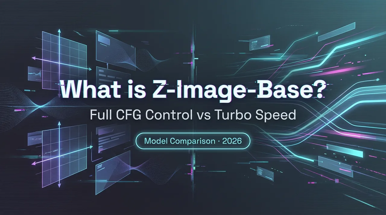 Z-Image-Baseとは？完全なCFG制御 vs ターボスピード