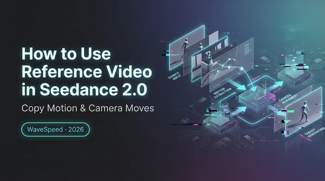 Seedance 2.0でリファレンス動画を使ってモーションとカメラワークをコピーする方法