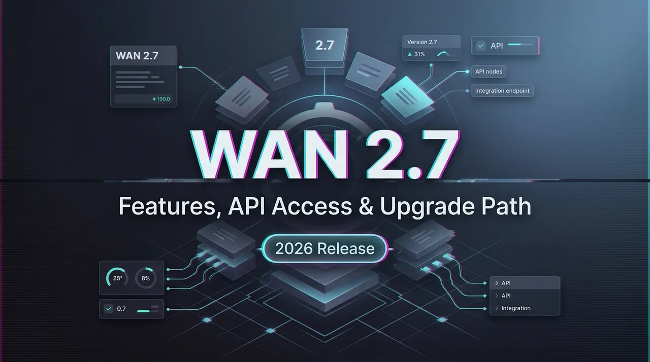 WAN 2.7: Novos Recursos, Acesso à API e Caminho de Atualização