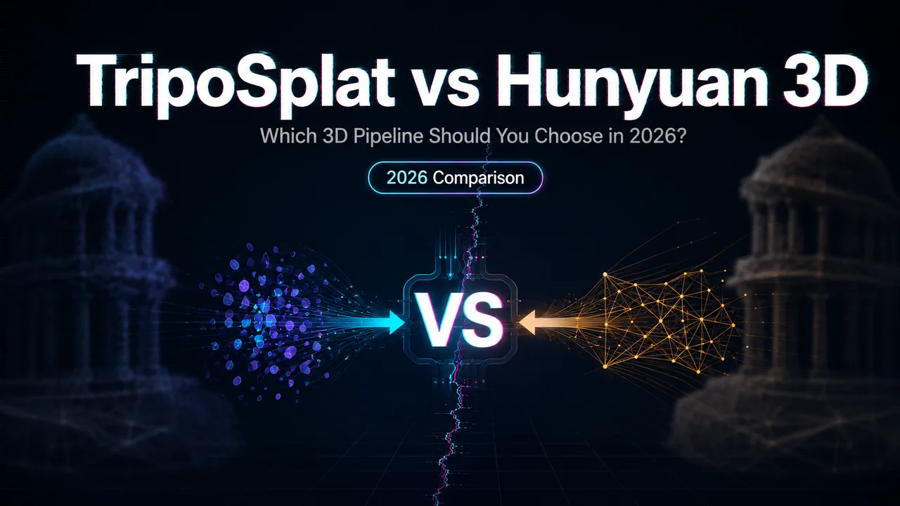 TripoSplat vs Hunyuan 3D: Should You Generate Gaussian Splats or a Mesh in 2026?