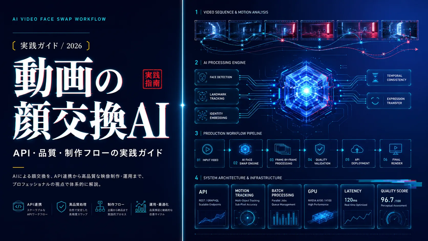 動画の顔交換AI:API・品質・制作フローの実践ガイド