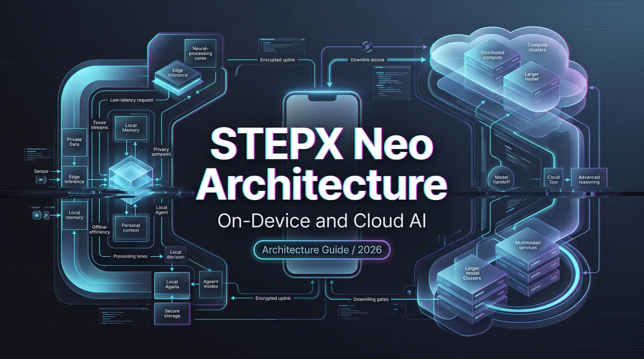 STEPX Neo Architecture: On-Device and Cloud AI