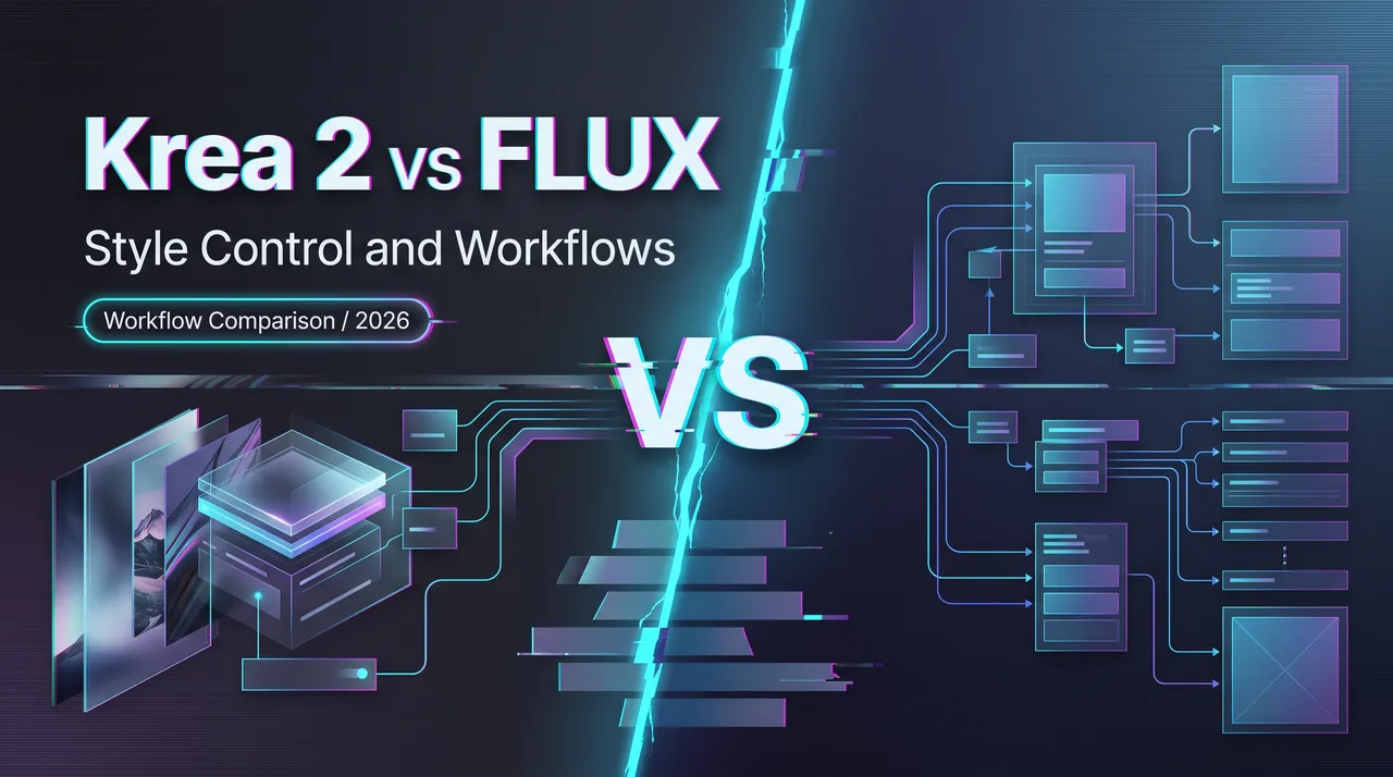 Krea 2 vs FLUX: Style Control and Workflows
