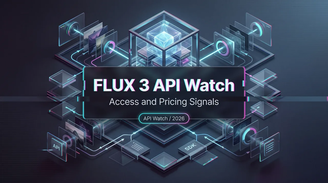 FLUX 3 API Watch: Access and Pricing Signals