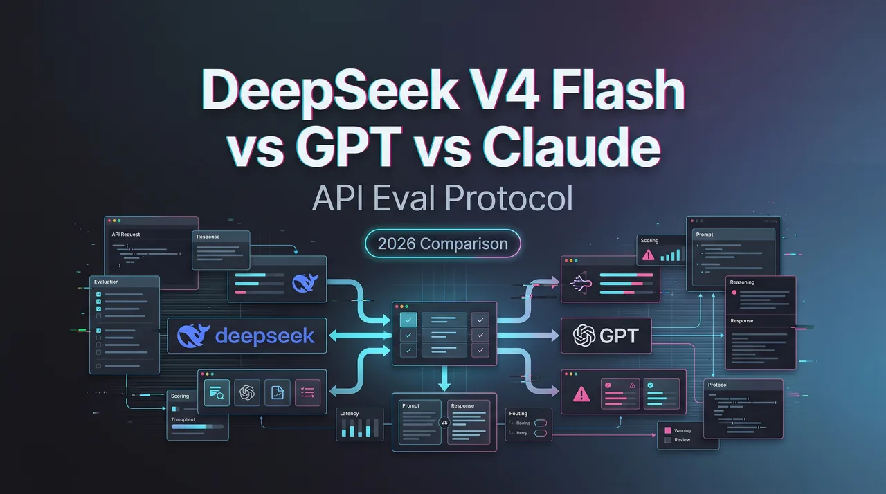 DeepSeek V4 Flash vs GPT vs Claude: API Eval Protocol