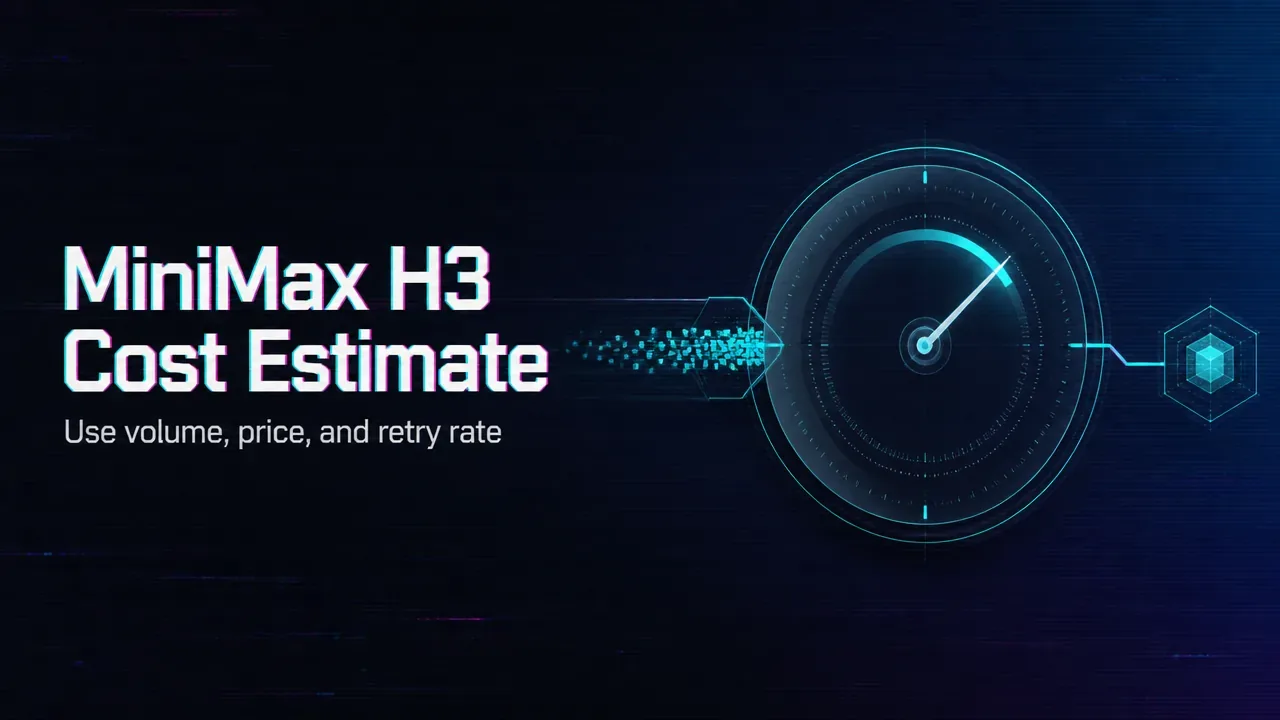 How Should Teams Estimate Monthly MiniMax H3 API Cost?