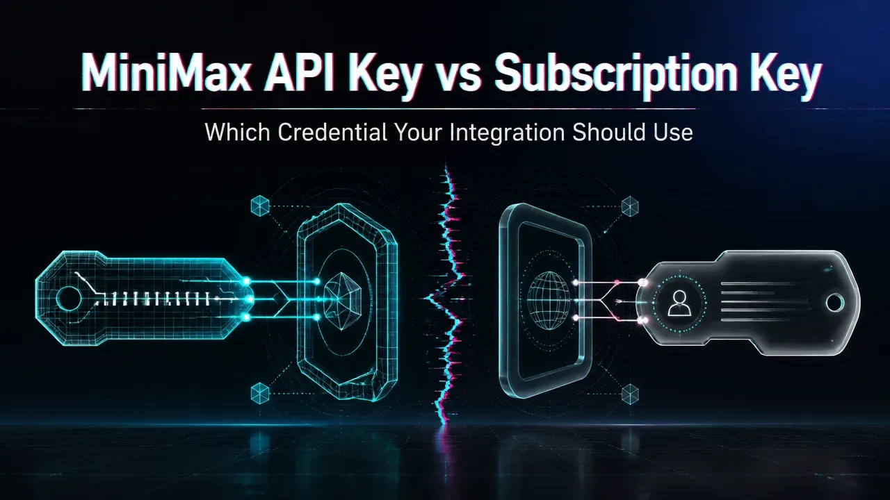 What Is the Difference Between a MiniMax API Key and a Subscription Key?