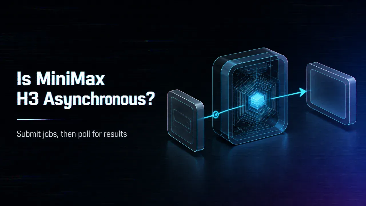 Is the MiniMax H3 API Asynchronous?