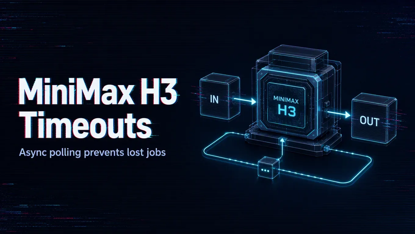 How Do I Handle MiniMax H3 API Timeout Errors?