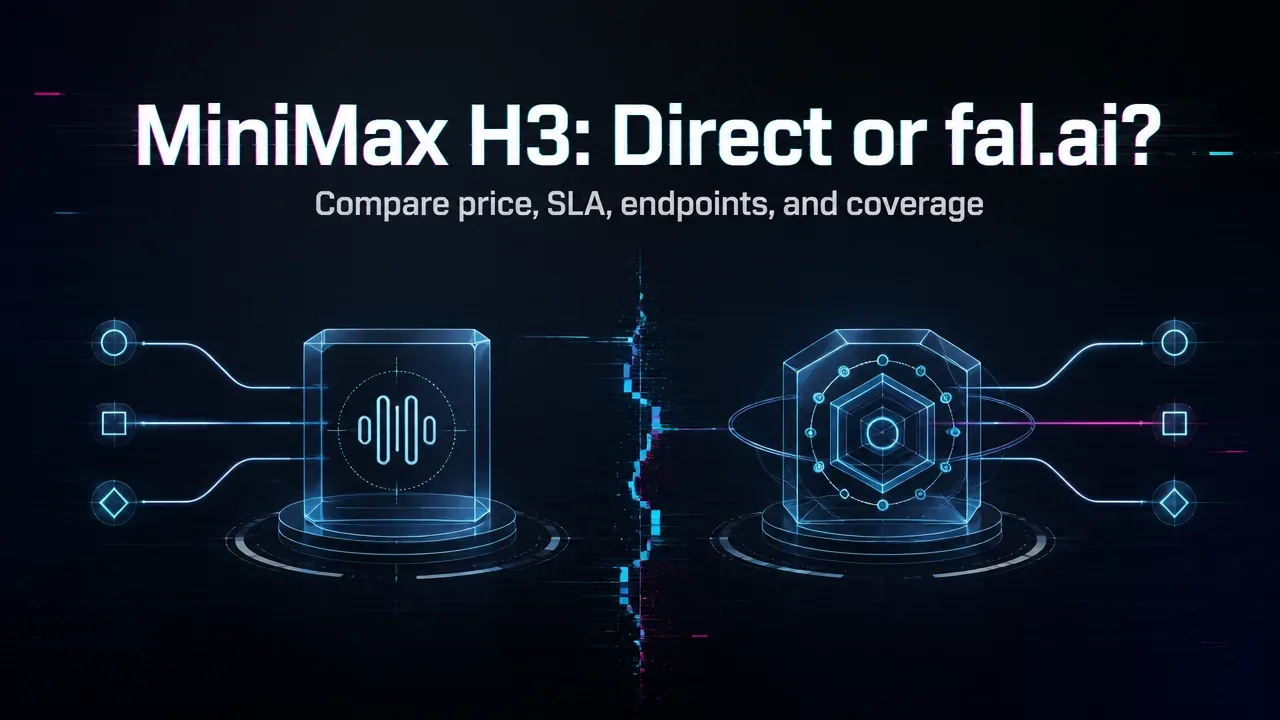 MiniMax H3 API vs fal.ai MiniMax H3: Which Should I Use?