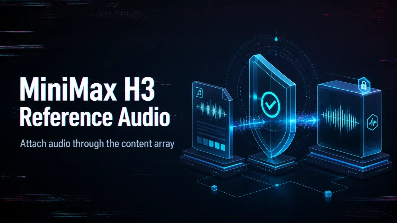 How Do I Use Reference Audio with the MiniMax H3 API?