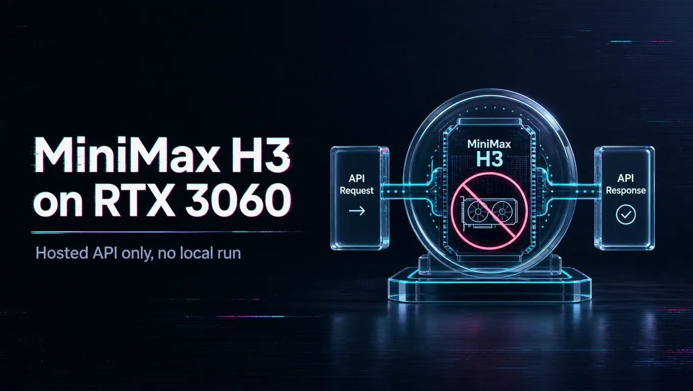 Can MiniMax H3 Run on an RTX 3060?