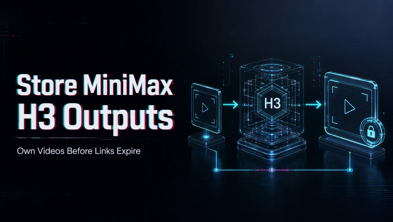 How Do I Store and Retrieve MiniMax H3 Video Outputs?