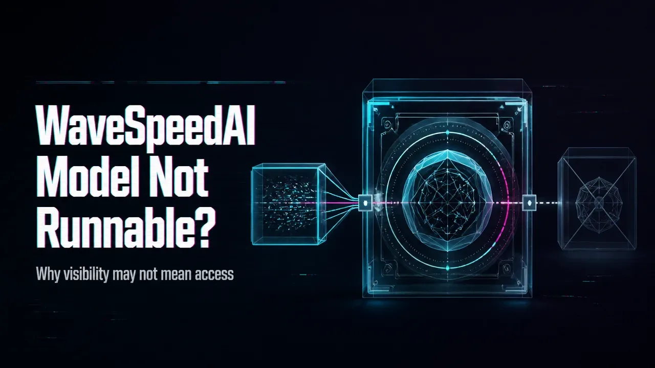 Why Is a Model Listed on WaveSpeedAI but Not Available to Run Yet?
