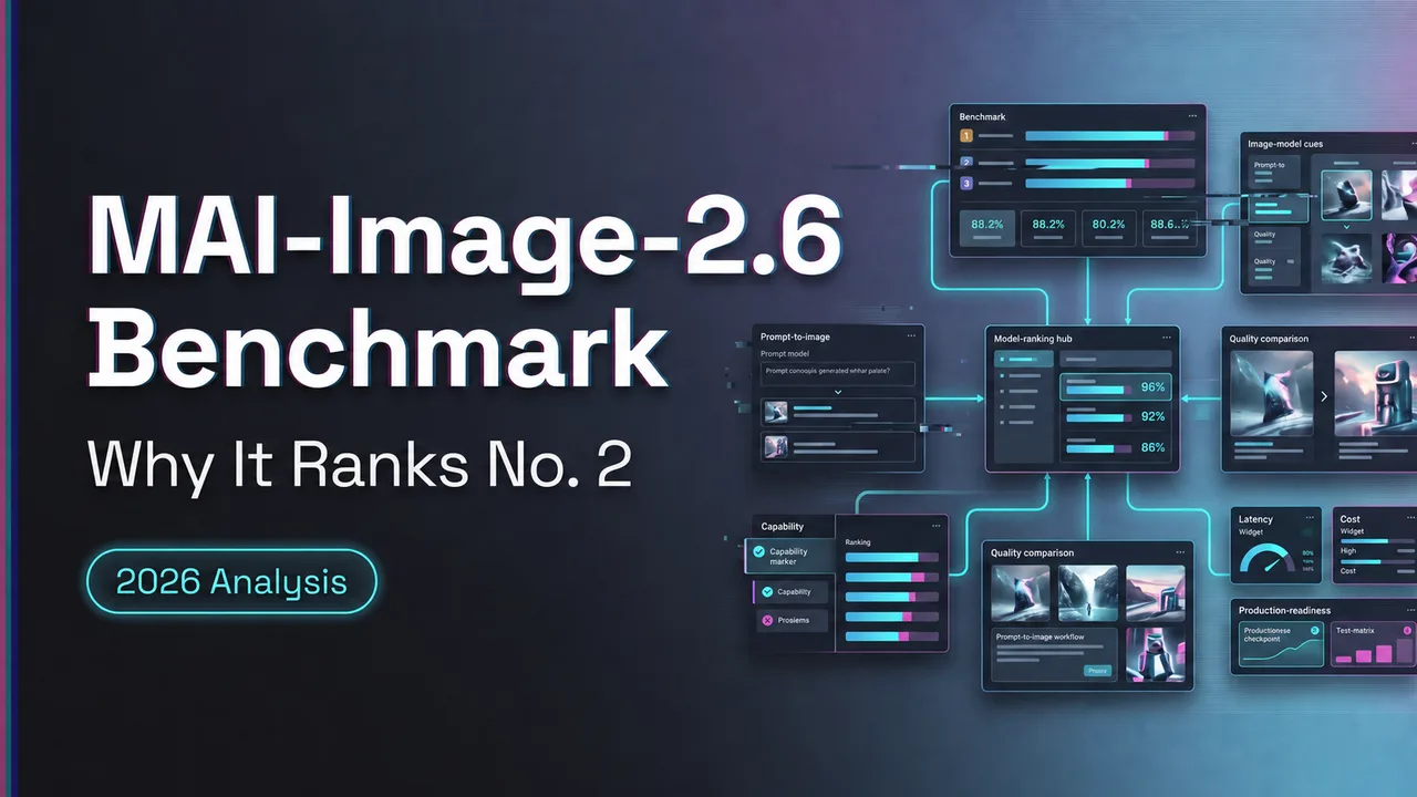 MAI-Image-2.6 Benchmark: Why It Ranks No. 2