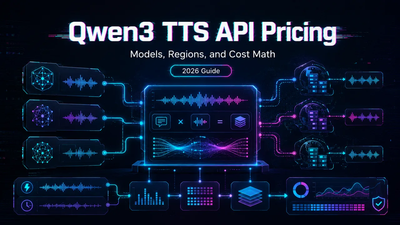 Qwen3 TTS API Pricing: Models, Regions, and Cost Math