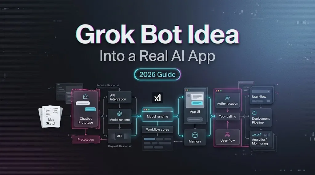 How to Turn a Grok Bot Idea Into a Real AI App