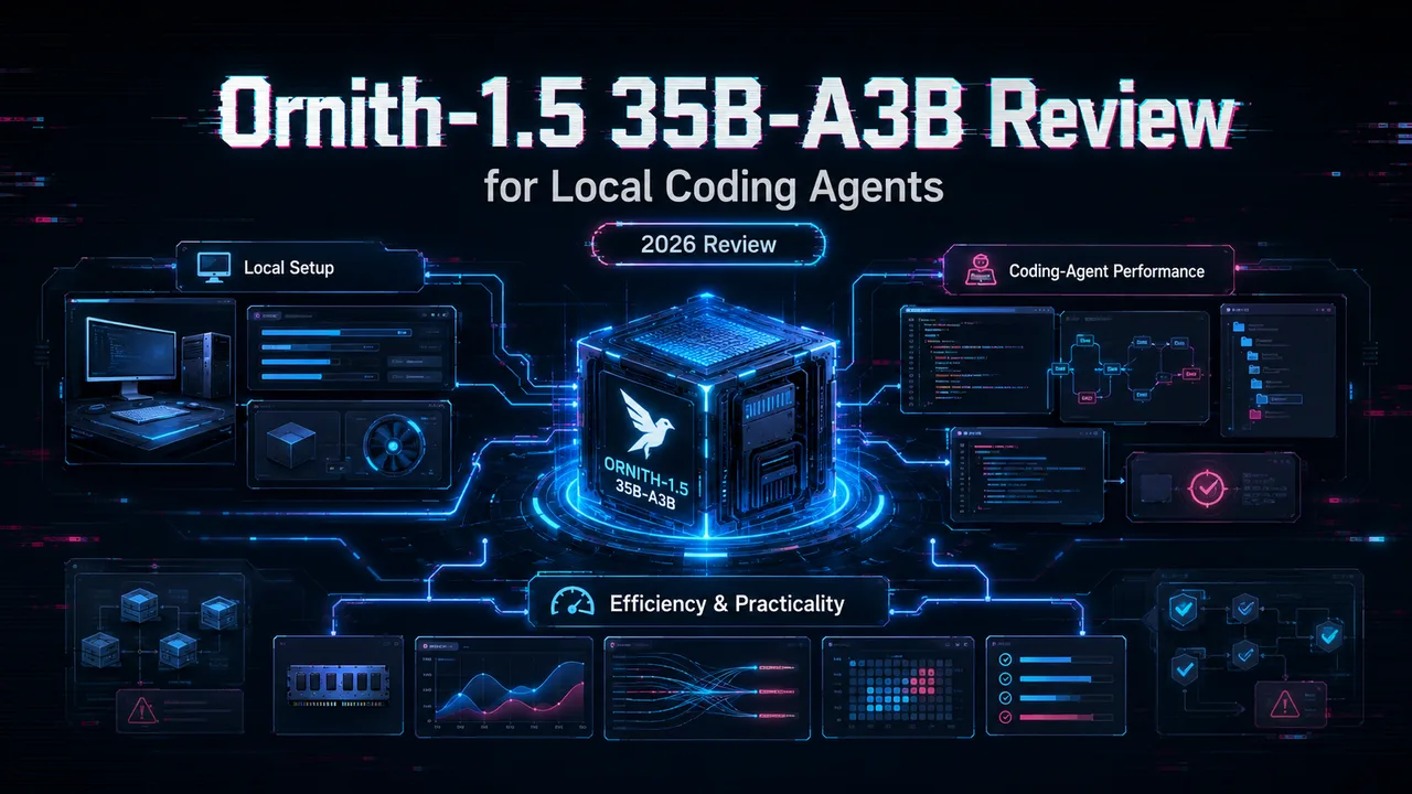 Ornith-1.5 35B-A3B Review for Local Coding Agents