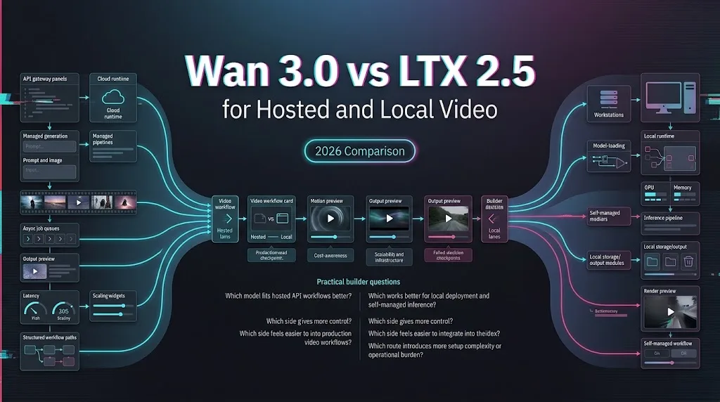 Wan 3.0 vs LTX 2.5 for Hosted and Local Video