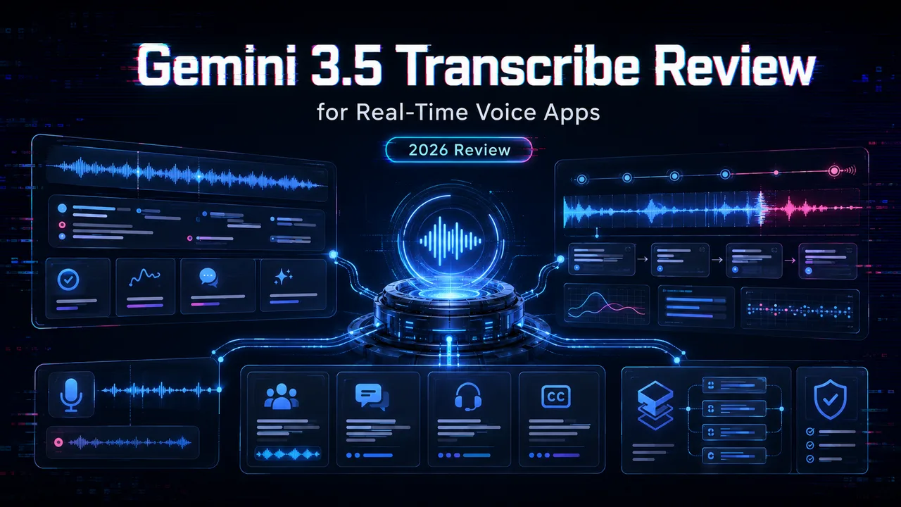 Gemini 3.5 Transcribe Review for Real-Time Voice Apps