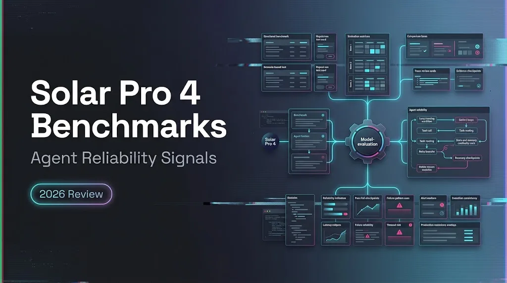 Solar Pro 4 Benchmarks: Agent Reliability Signals