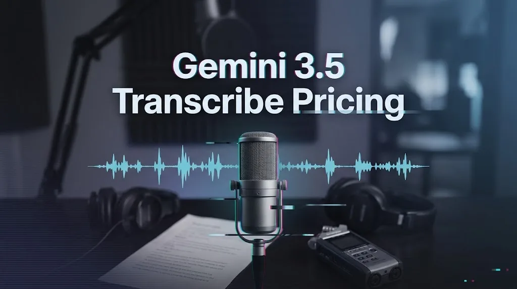 Gemini 3.5 Transcribe Pricing for Real-Time STT