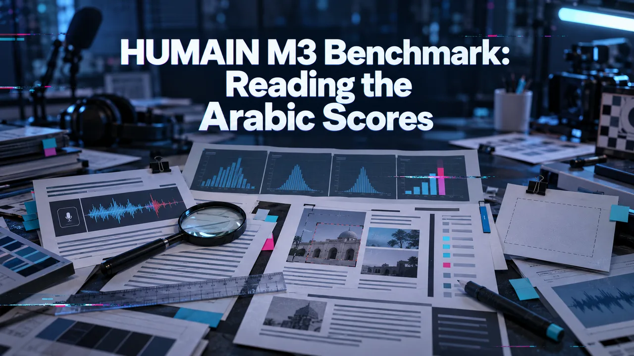 HUMAIN M3 Benchmark: Reading the Arabic Scores