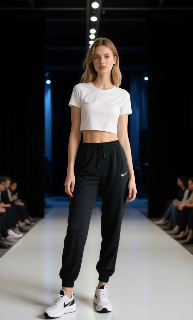 Change the background to the runway.