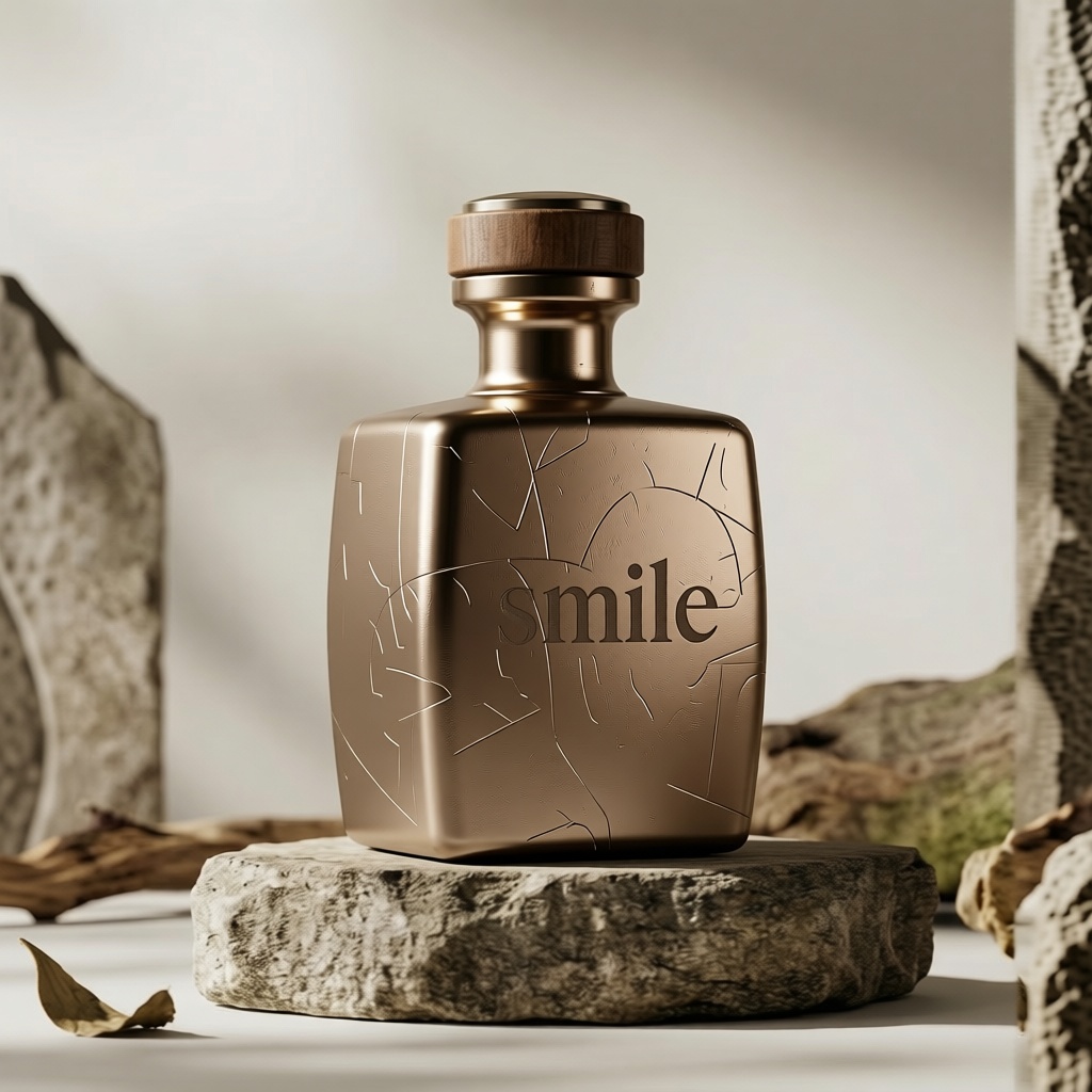 The product casing material was changed to matte metal, while maintaining the shape, structure, and logo position. Highly realistic reflections and micro-scratches are achieved, with consistent lighting.