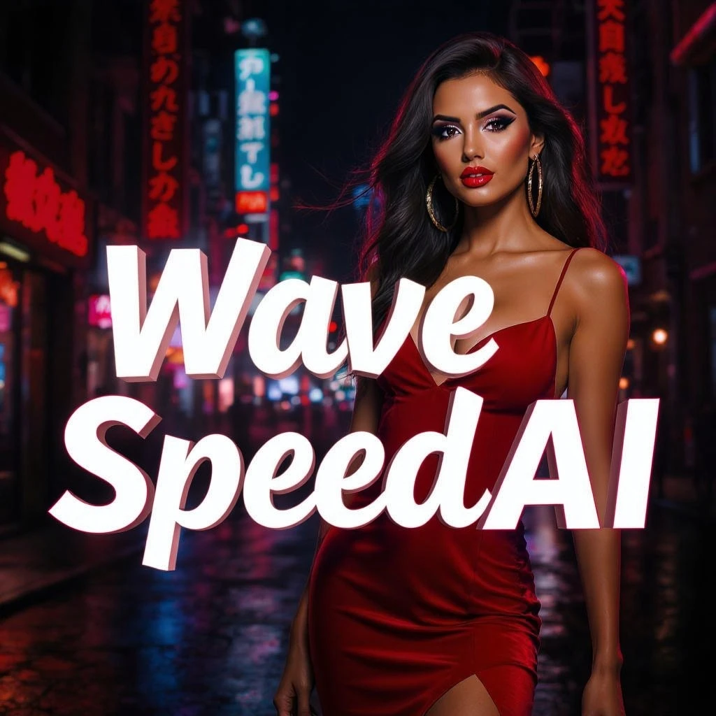 Replace 'Feel POWER' with 'WaveSpeedAI'