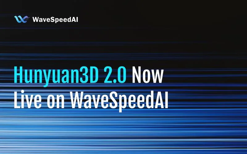 Hunyuan3D 2.0 Ahora Disponible en WaveSpeedAI: Revolucionando la Generación de Activos 3D Texturizados de Alta Resolución