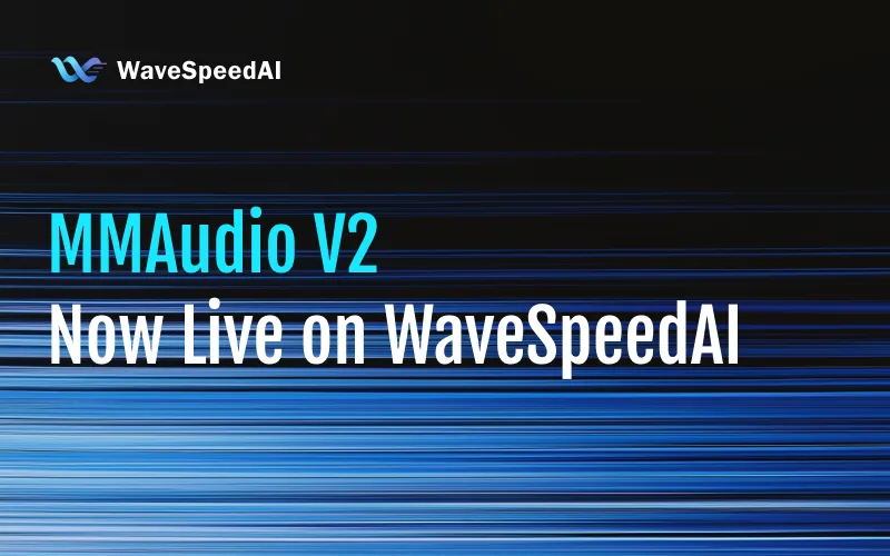 MMAudio V2 ist jetzt auf WaveSpeedAI verfügbar: Multimodale Audiogenerierung für Video- und Texteingaben