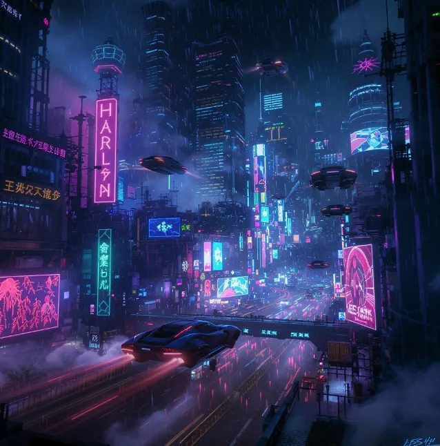 Multi-Character Scene Illustration