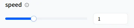 Speed Parameter