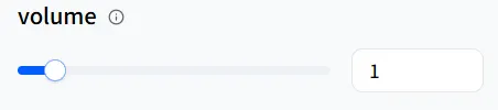 Volume Parameter