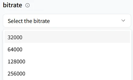 Bitrate