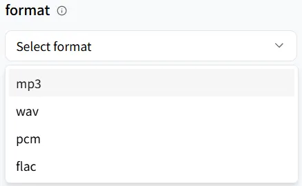 Format Parameter