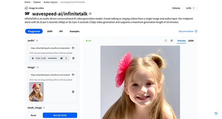 Infinitetalk Inputs
