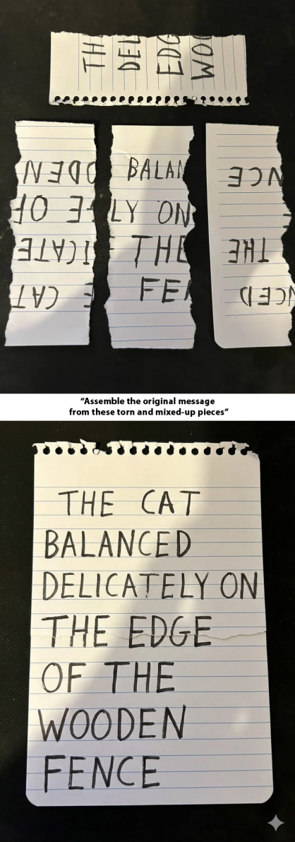 Visual Reasoning and Reconstruction