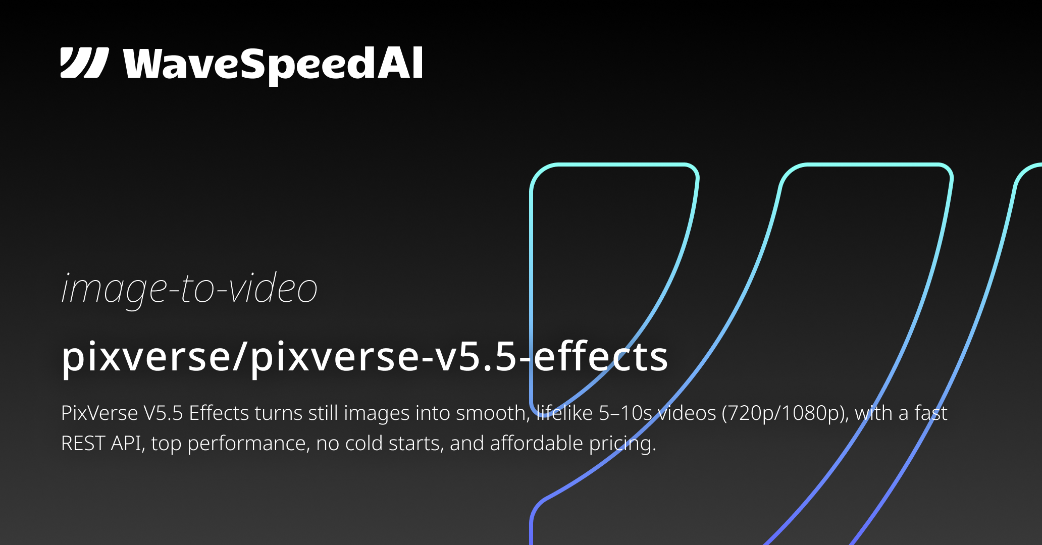 Pixverse V5.5 Effects | Fast Image-to-Video API | WaveSpeedAI