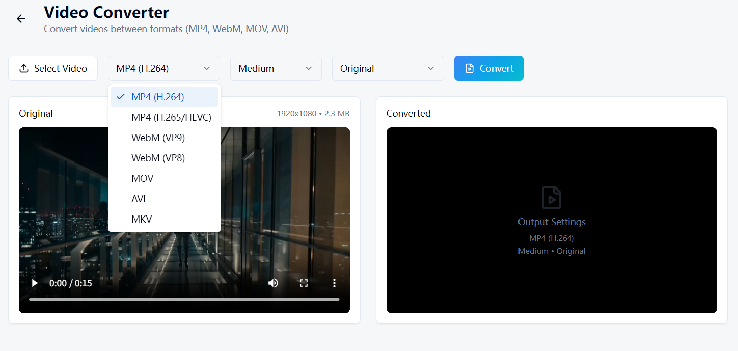 WaveSpeed Desktop Video Converter