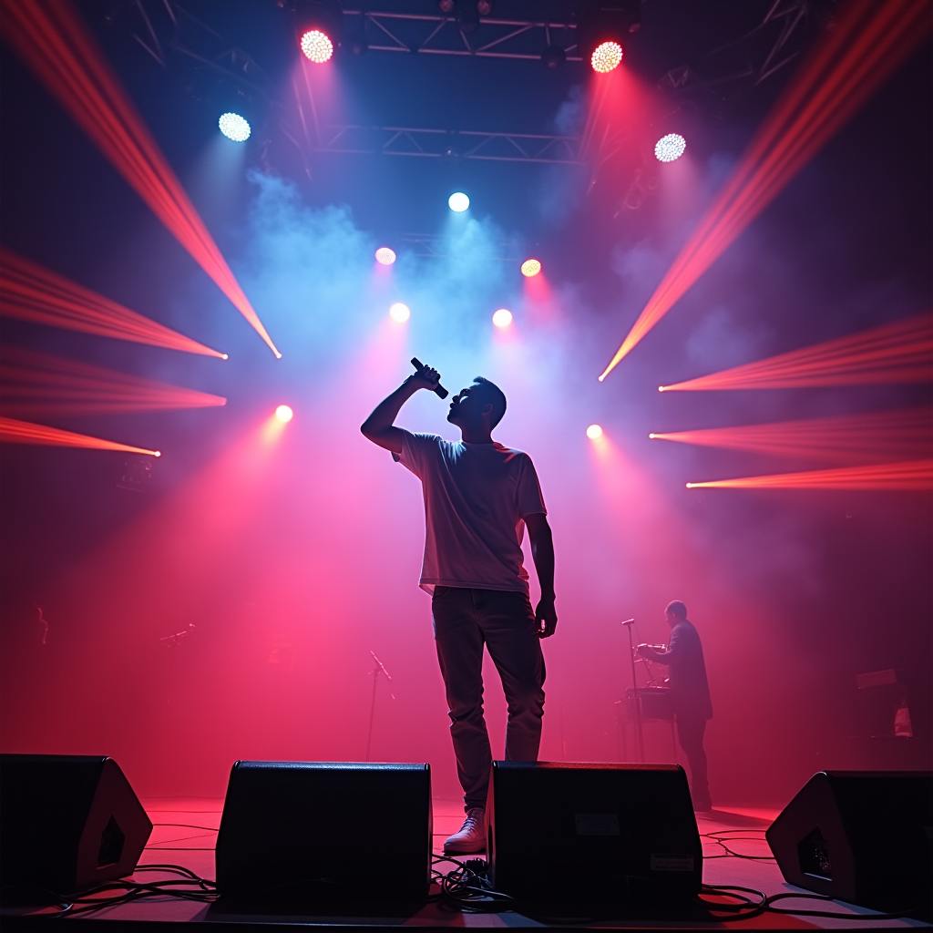 Nature AI video generation - Aerial shot of a winding river through autumn forest, golden and red foliage, mo